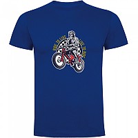 [해외]KRUSKIS 반소매 티셔츠 Live To Ride 9140891575 Royal Blue