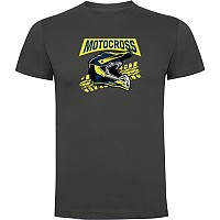 [해외]KRUSKIS 반소매 티셔츠 Motocross 헬멧 9140891624 Dark Grey