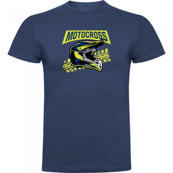 [해외]KRUSKIS Motocross 헬멧 반팔 티셔츠 9140891626 Denim Blue