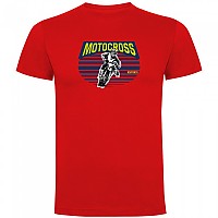 [해외]KRUSKIS 반소매 티셔츠 Motocross Racer 9140891660 Red