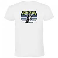 [해외]KRUSKIS 반소매 티셔츠 Motocross Racer 9140891665 White
