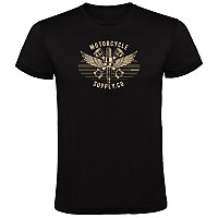 [해외]KRUSKIS 반소매 티셔츠 Motorcycle Supply 9140891680 Black