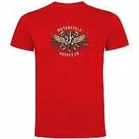 [해외]KRUSKIS 반소매 티셔츠 Motorcycle Supply 9140891690 Red