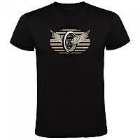 [해외]KRUSKIS 반소매 티셔츠 Motorcycle Wings 9140891708 Black