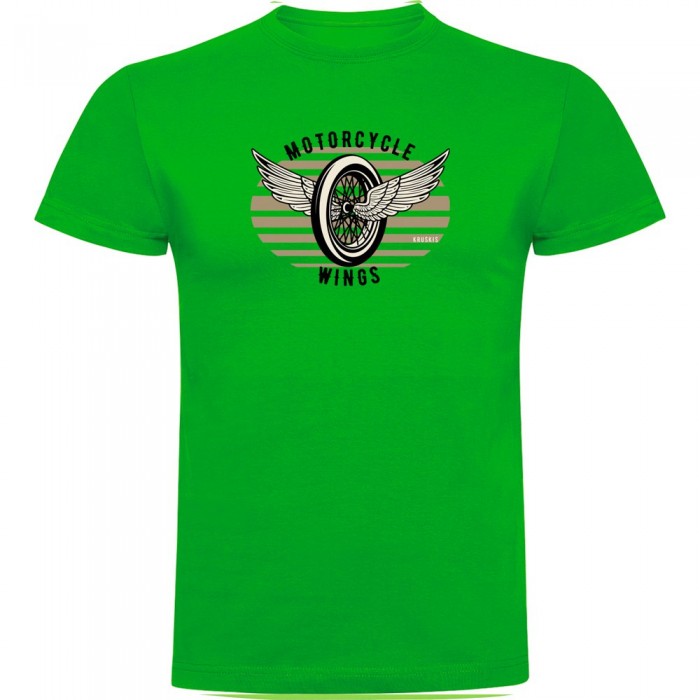 [해외]KRUSKIS Motorcycle Wings 반팔 티셔츠 9140891714 Green
