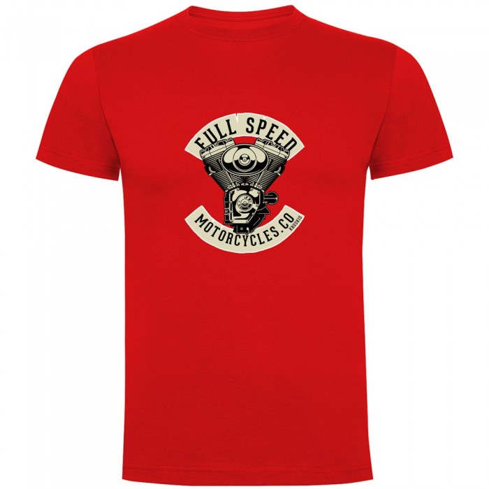 [해외]KRUSKIS Motorcycles Co 반팔 티셔츠 9140891748 Red