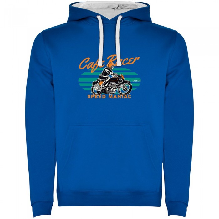 [해외]KRUSKIS 후드티 Racer Maniac Bicolor 9140891934 Royal Blue / White