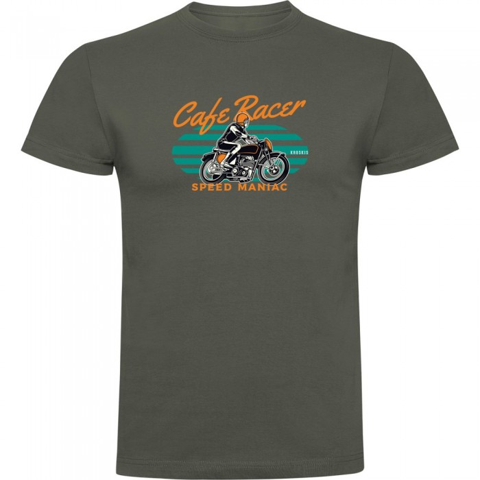 [해외]KRUSKIS Racer Maniac 반팔 티셔츠 9140891942 Dark Army Green