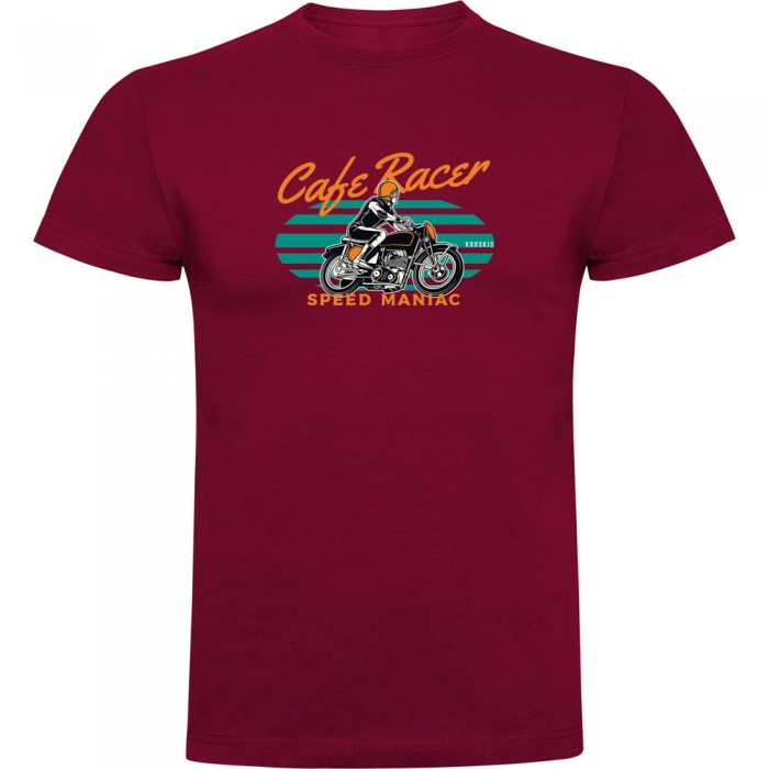 [해외]KRUSKIS Racer Maniac 반팔 티셔츠 9140891944 Dark Red