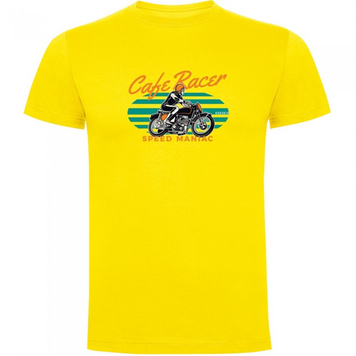 [해외]KRUSKIS Racer Maniac 반팔 티셔츠 9140891956 Yellow