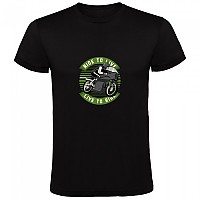 [해외]KRUSKIS 반소매 티셔츠 Ride To Live 9140891969 Black