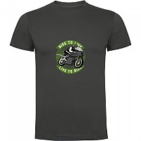[해외]KRUSKIS 반소매 티셔츠 Ride To Live 9140891972 Dark Grey