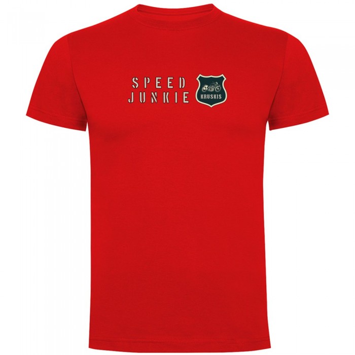 [해외]KRUSKIS Speed Junkie 반팔 티셔츠 9140892165 Red