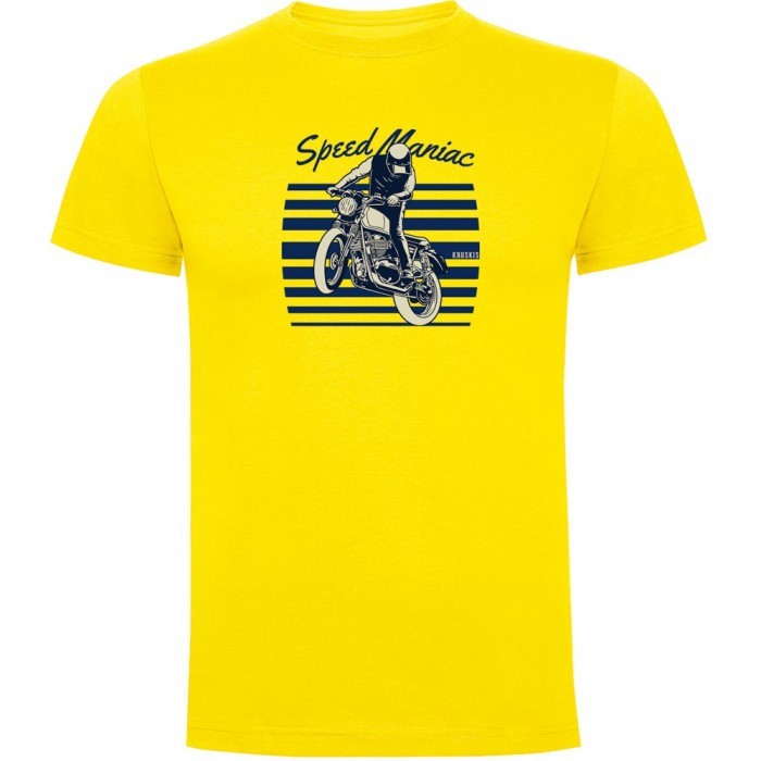 [해외]KRUSKIS Speed Maniac 반팔 티셔츠 9140892199 Yellow