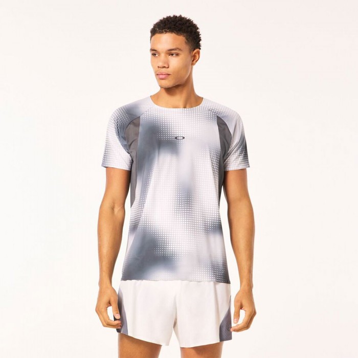 [해외]오클리 APPAREL Pursuit 프로 반팔 티셔츠 7140223575 Organic Spots Grey