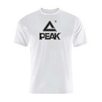 [해외]PEAK Big 로고 반팔 티셔츠 3140863860 White