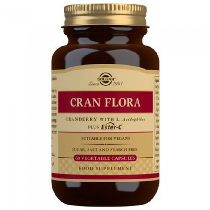 [해외]SOLGAR Cran Flora 60 단위 12138035984 Brown