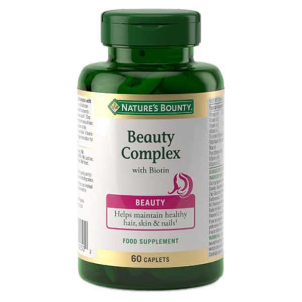 [해외]NATURES BOUNTY 중립 맛 Beauty Complex + Biotin 60 모자 12139743808