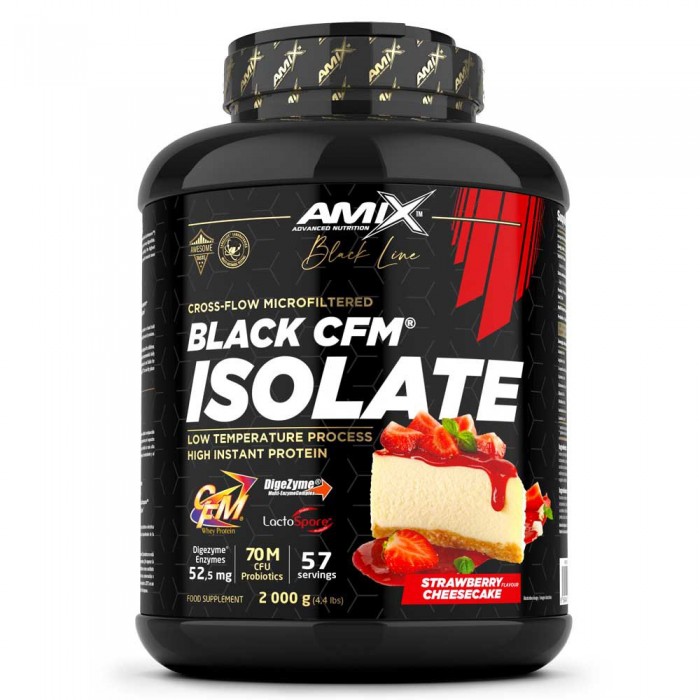 [해외]AMIX 프로틴 딸기 치즈케이크 Black CFM Isolate 2kg 12140602660