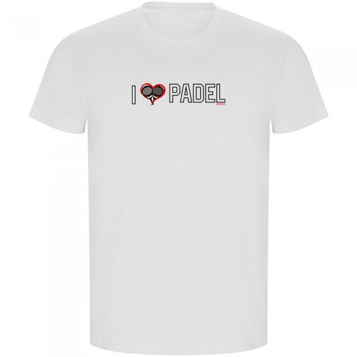 [해외]KRUSKIS I Love Padel ECO 반팔 티셔츠 12140891475 White