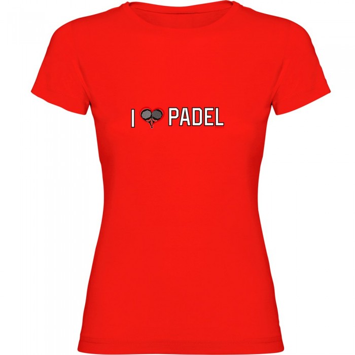 [해외]KRUSKIS I Love Padel 반팔 티셔츠 12140891487 Red