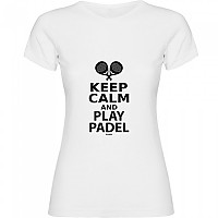 [해외]KRUSKIS Keep Calm And Play Padel 반팔 티셔츠 12140891548 White