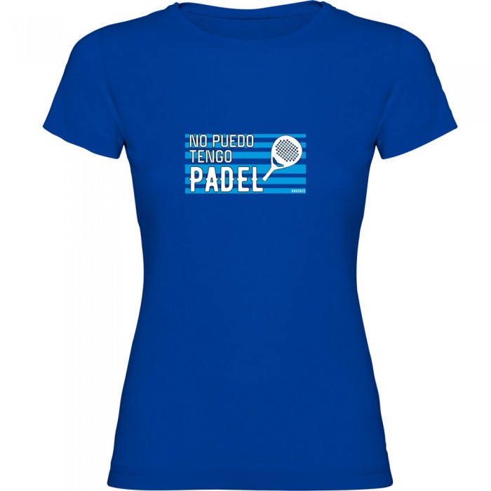 [해외]KRUSKIS 반소매 티셔츠 No Puedo Tengo Padel 12140891779 Royal Blue