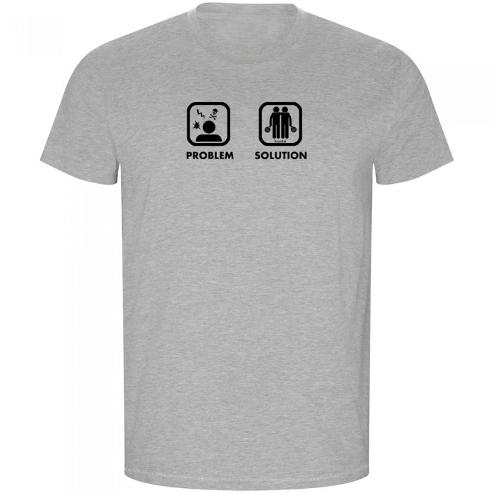 [해외]KRUSKIS 프로blem 솔루션 Padel ECO 반팔 티셔츠 12140891909 Heather Grey
