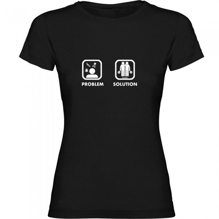 [해외]KRUSKIS 반소매 티셔츠 프로blem 솔루션 Padel 12140891912 Black