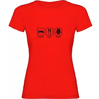 [해외]KRUSKIS Sleep Eat And Play Padel 반팔 티셔츠 12140892096 Red