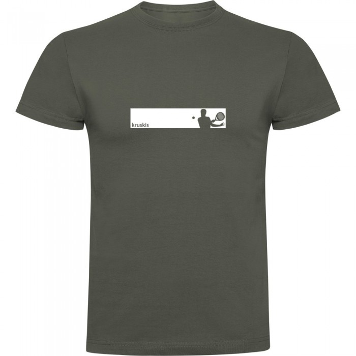 [해외]KRUSKIS 프레임 Padel 반팔 티셔츠 12140891362 Dark Army Green