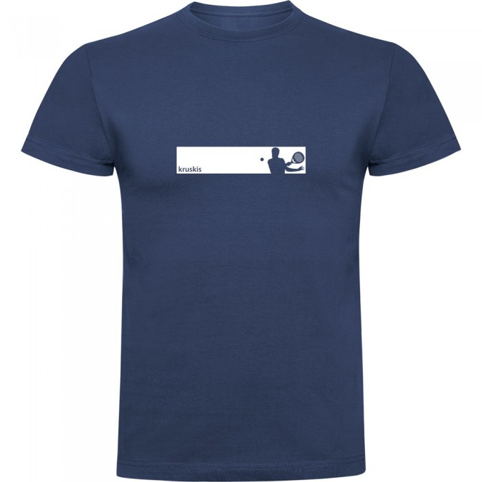 [해외]KRUSKIS 프레임 Padel 반팔 티셔츠 12140891365 Denim Blue