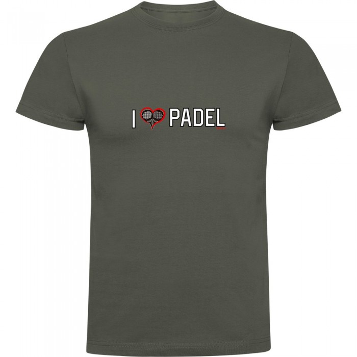 [해외]KRUSKIS 반소매 티셔츠 I Love Padel 12140891478 Dark Army Green