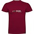[해외]KRUSKIS I Love Padel 반팔 티셔츠 12140891480 Dark Red