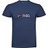 [해외]KRUSKIS I Love Padel 반팔 티셔츠 12140891481 Denim Blue