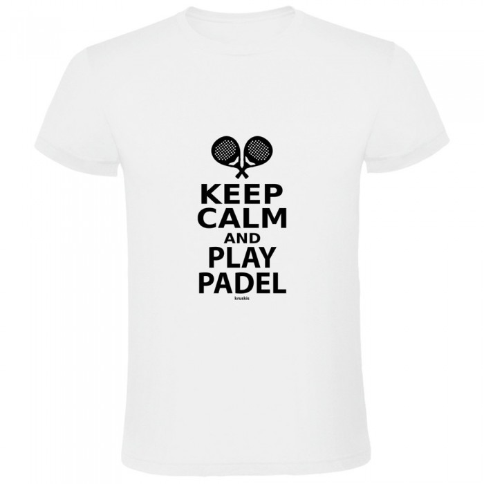 [해외]KRUSKIS 반소매 티셔츠 Keep Calm And Play Padel 12140891549 White
