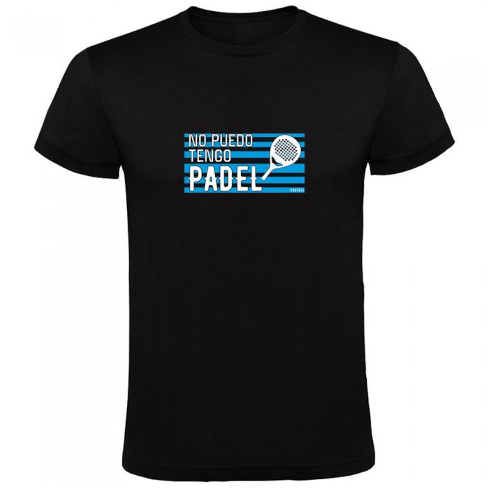 [해외]KRUSKIS 반소매 티셔츠 No Puedo Tengo Padel 12140891767 Black