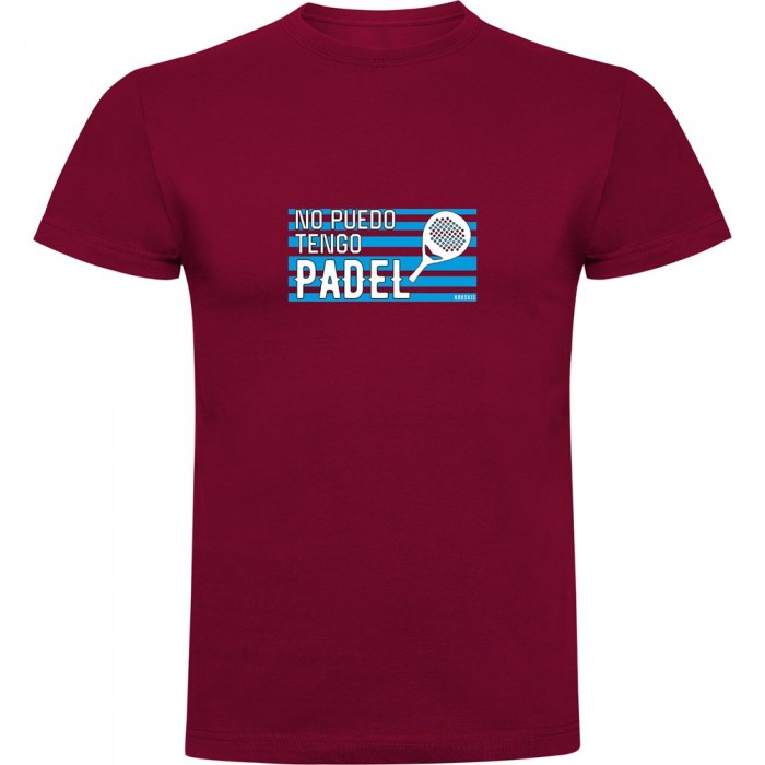 [해외]KRUSKIS 반소매 티셔츠 No Puedo Tengo Padel 12140891770 Dark Red