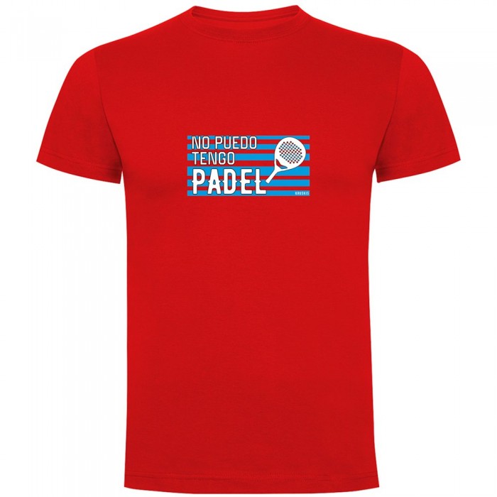 [해외]KRUSKIS 반소매 티셔츠 No Puedo Tengo Padel 12140891776 Red