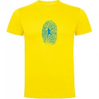 [해외]KRUSKIS Padel Fingerprint 반팔 티셔츠 12140891841 Yellow