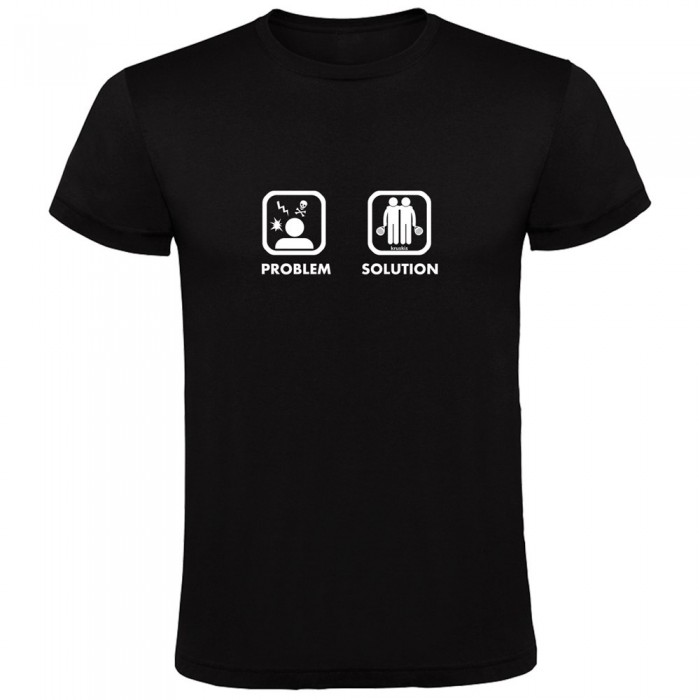 [해외]KRUSKIS 프로blem 솔루션 Padel 반팔 티셔츠 12140891911 Black