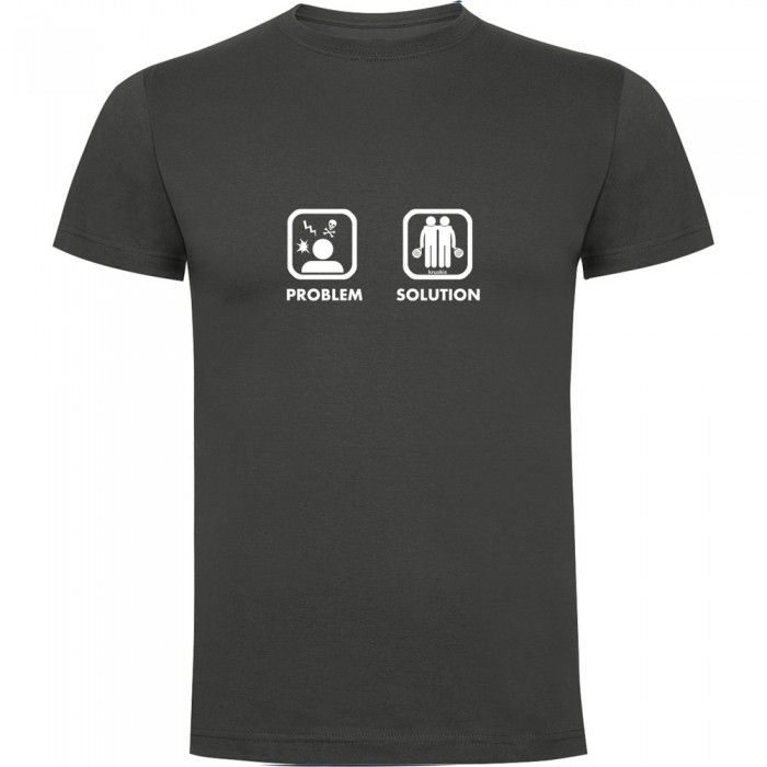 [해외]KRUSKIS 프로blem 솔루션 Padel 반팔 티셔츠 12140891914 Dark Grey