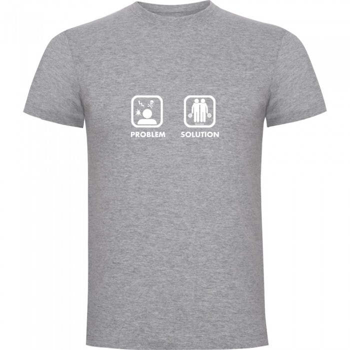[해외]KRUSKIS 반소매 티셔츠 프로blem 솔루션 Padel 12140891918 Heather Grey