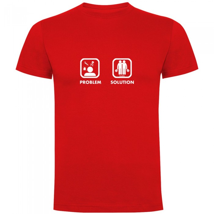 [해외]KRUSKIS 반소매 티셔츠 프로blem 솔루션 Padel 12140891921 Red