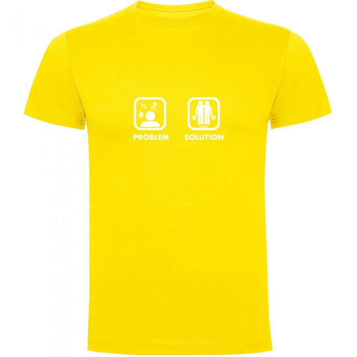 [해외]KRUSKIS 반소매 티셔츠 프로blem 솔루션 Padel 12140891927 Yellow