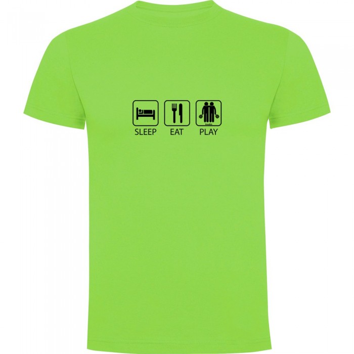 [해외]KRUSKIS 반소매 티셔츠 Sleep Eat And Play Padel 12140892093 Light Green