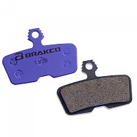 [해외]BRAKCO 유기 디스크 브레이크 패드 Tranquilla Avid Code R 25 한 쌍 1140702051 Lilac