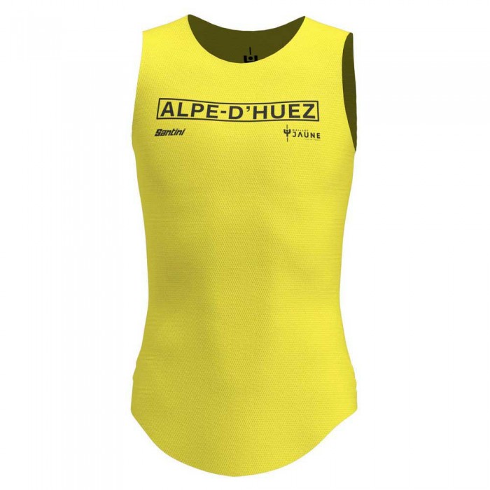 [해외]산티니 총괄리더 Alpe D´Huez Tour De France Official 2024 소매 없는 베이스 층 1140726980 Print