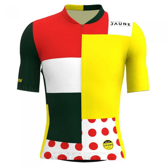 [해외]산티니 총괄리더 Combo Tour De France Official 2024 짧은 소매 저지 1140726993 Print