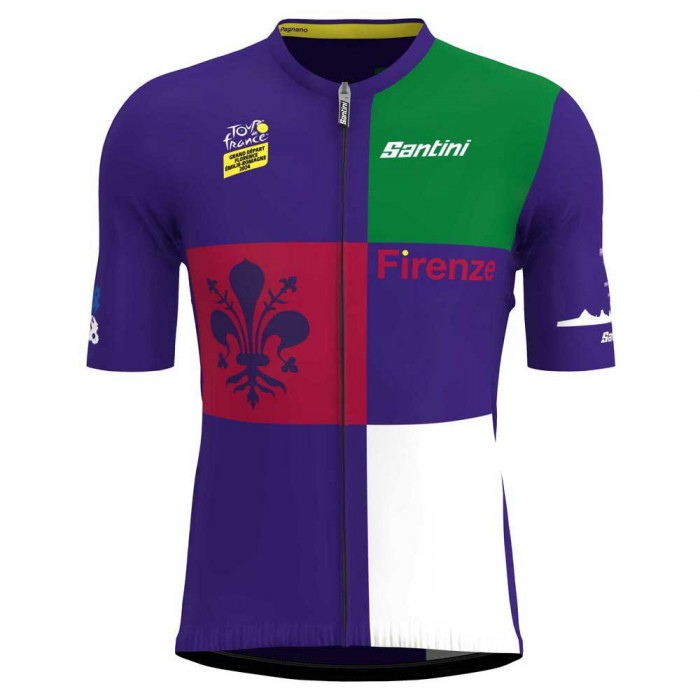 [해외]산티니 반소매 저지 Firenze Tour De France Official 2024 1140726996 Print